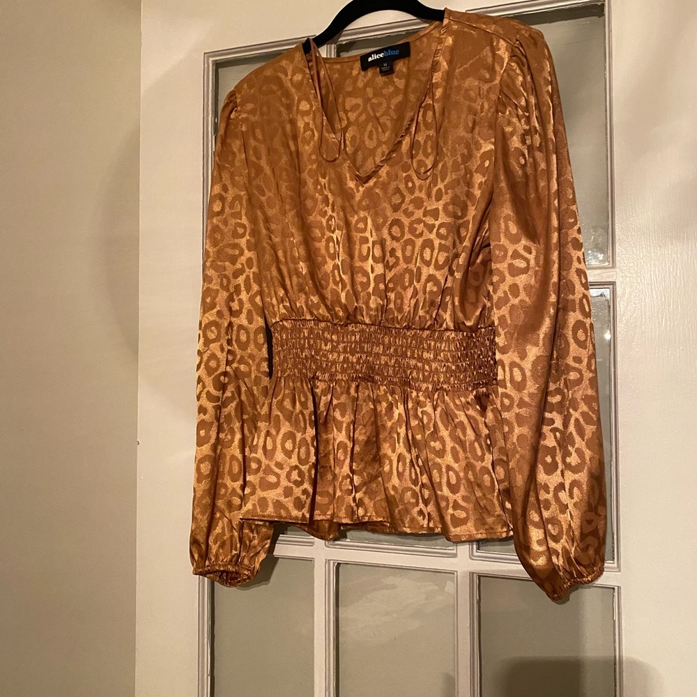 Cheetah blouse